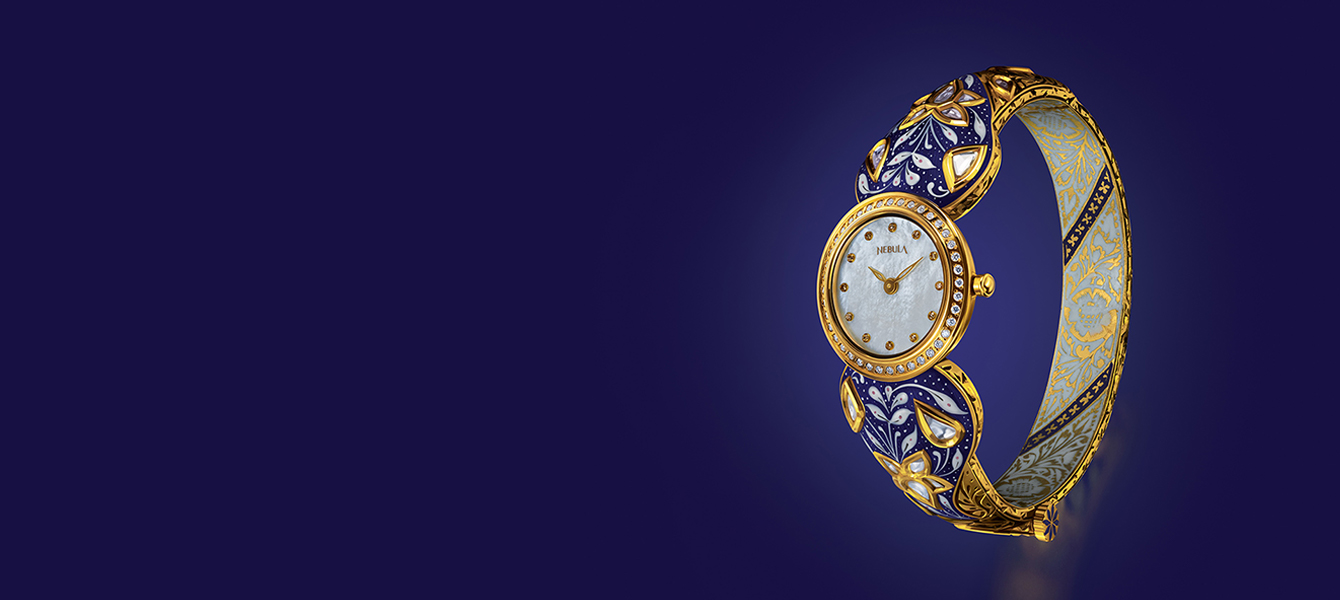 Titan nebula gold watches for outlet ladies